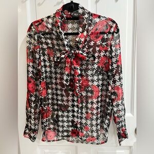 Zara sheer blouse
